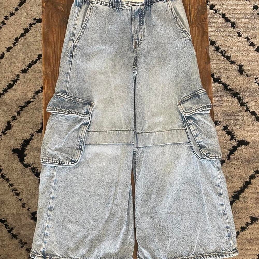Gap kids baggy blue denim